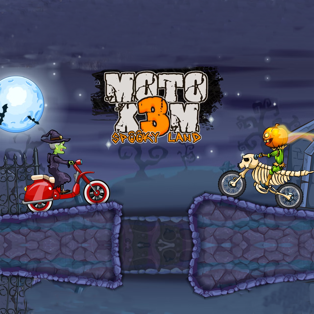 Dive into the Eerie World of Moto X3M Spooky Land